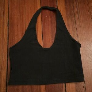 brandy melville halter neck crop top